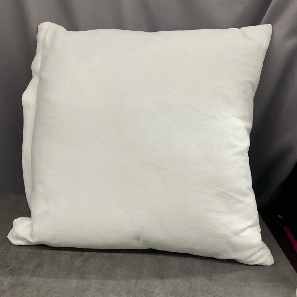 Mackenzie-Childs Floral Print Zip Cover Outdoor Pillow 18x18